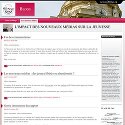 L'impact des nouveaux médias sur la jeunesse