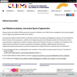 Outils de productions proposés par le CLEMI