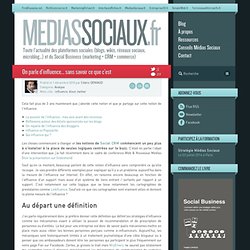 On parle d’influence… sans savoir ce que c’est