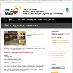 Médiathèque intercommunale et Cyberbase – Felletin.fr