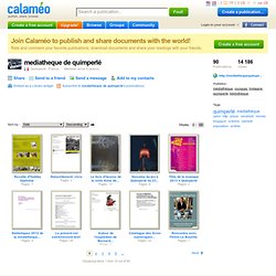 Nos publications sur Calaméo