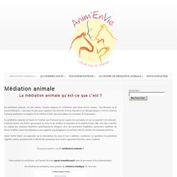 Médiation animale