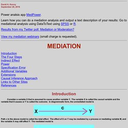 Mediation (David A. Kenny)