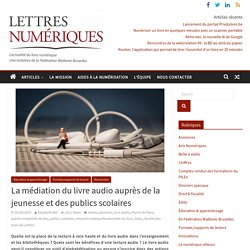 La médiation du livre audio auprès de la jeunesse et des publics scolaires