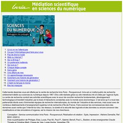 Médiation Scientifique en Sciences du Numérique