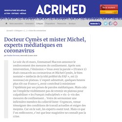 Docteur Cymès et mister Michel, experts médiatiques en coronavirus