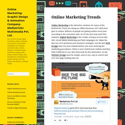 Online Marketing Trends – Online Marketing- Graphic Design & Animation Company- Mediatricks Multimedia Pvt. Ltd.