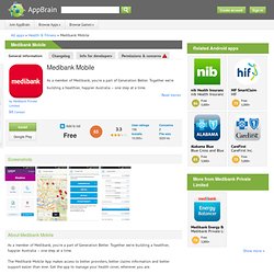 Medibank Mobile