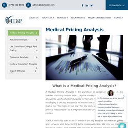 Cost Analysis in Healthcare