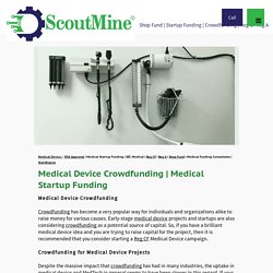 Medical Startup Funding - Scoutmine