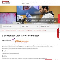 B.Sc Medical Laboratory Technology in Gurgaon