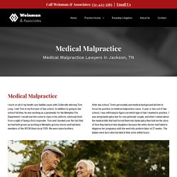 Medical Malpractice Lawyers in Jackson, TN