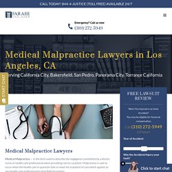 #1 Medical Malpractice Lawyers