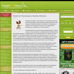 Medical Marijuana Seeds – Growing Medical Marijuana Strains Seeds Guide - Cannabis Seeds Now