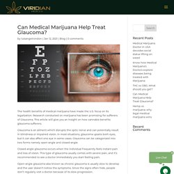 Can Medical Marijuana Help Treat Glaucoma?