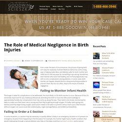 The Role of Medical Negligence in Birth Injuries
