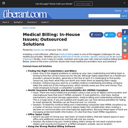 Medical Billing: In-House Issues; Outsourced Solutions