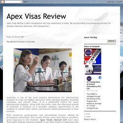 Apex Visas Review: Top Medical Schools in Australia