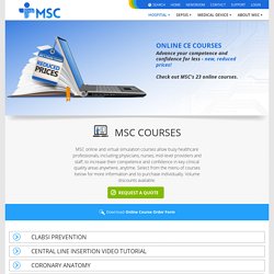 MSC - Medical Simulation Courses Online