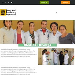 Medical Volunteering Campaigns