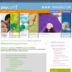 Médicaments psychotropes
