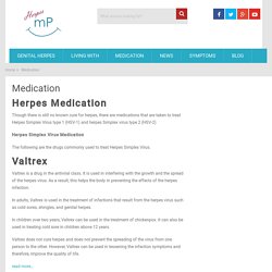 Medication - Herpes Information