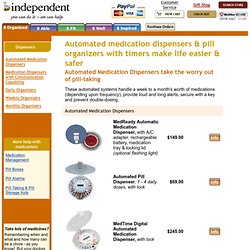 Emergency Medical ID & Medication Management Products for Peace of Mind - Pill Organizers, Portable Medication Kits, Digital Pill Containers, Watches with Alarms,SOS ID Jewelry