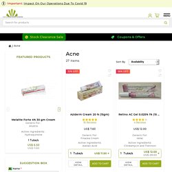 Medication For Acne, Acne Products Online