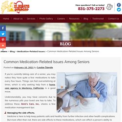 Common Medication-Related Issues Among Seniors