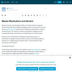 Involvement in Bipolar Disorder Medication and Alcohol