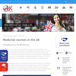 Medicine study in the UK