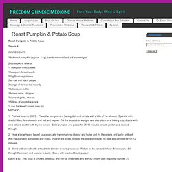 Roast Pumpkin & Potato Soup