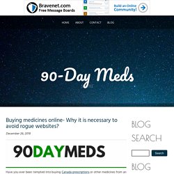 Buying medicines online- Why it is necessary to avoid rogue websites?