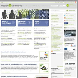 Mediencommunity 2.0 | Das Wissensnetzwerk der Druck- und Medienbranche
