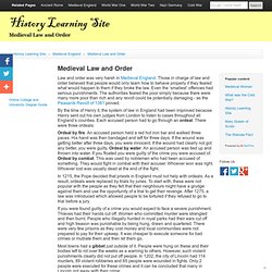 Medieval Law and Order