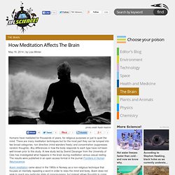 How Meditation Affects The Brain