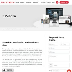 Best Meditation and Wellness App Development Company