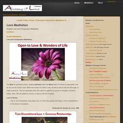Meditation: Guided Love Meditation [Article]
