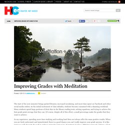 Improving Grades with Meditation