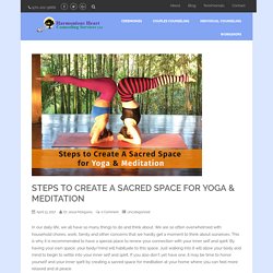 Steps to Create A Sacred Space for Yoga & Meditation - Harmonious Heart Counseling Fort Collins Colorado