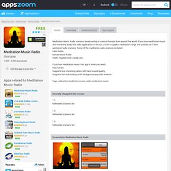 Meditation Music Radio (Android) - Download