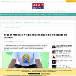 Yoga et méditation triplent les facteurs de croissance du cerveau - Sciencesetavenir.fr