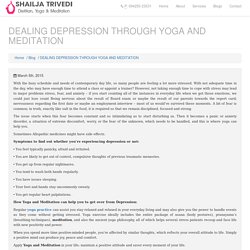 Meditation & Yoga to Overcome Depression - Shailjatrivedi.com