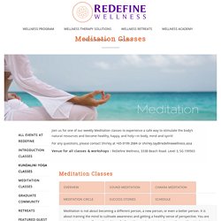 Yoga Meditation Classes Singapore