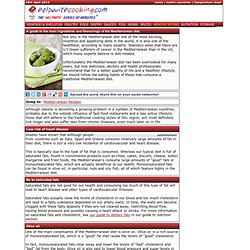 Mediterranean recipes - healthy Mediterranean recipes including gazpacho, Feta cheese salad and spaghetti and clam sauce.