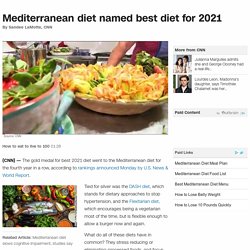 Mediterranean diet named best diet for 2021