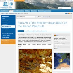 Rock Art of the Mediterranean Basin on the Iberian Peninsula