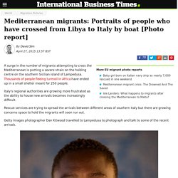 Mediterranean migrants: Portraits of people who have crossed from Libya to Italy by boat [Photo report]