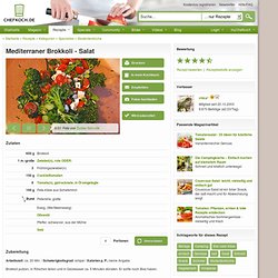 Rezept mit Bild: Mediterraner Brokkoli - Salat