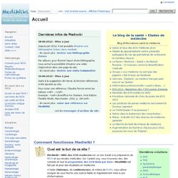 Accueil - MediWiki - Wiki des ECN medecine
